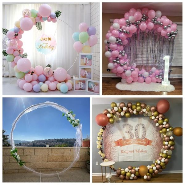 party decoration metal wedding arch garden round balloon arches were decorated for birthday parties
party decoration metal wedding arch garden round balloon arches were decorated for birthday parties