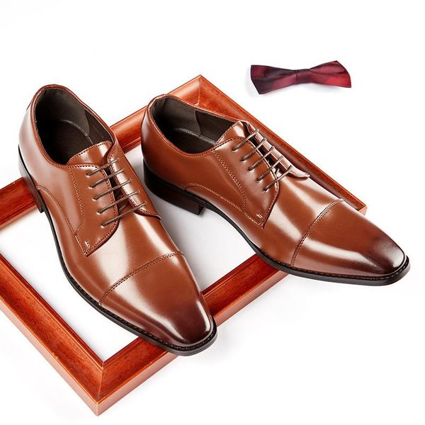 dress shoes leather gentleman men's business oxford square head plus size men wedding sapatos masculinos, Black
dress shoes leather gentleman men's business oxford square head plus size men wedding sapatos masculinos, Black