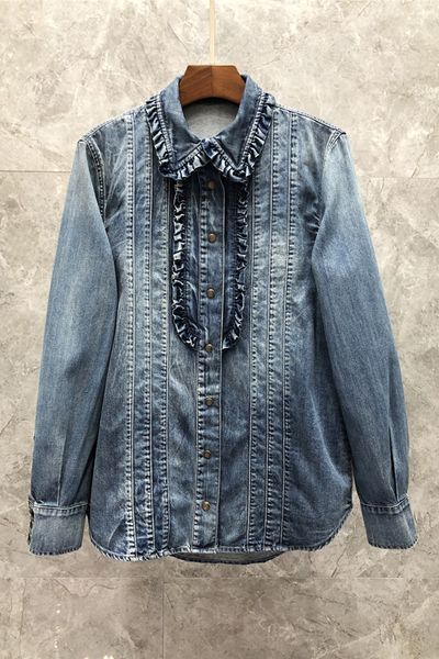 washed white do the old cowboy shirt womens clothing european goods autumn new temperamental minority 10j
washed white do the old cowboy shirt womens clothing european goods autumn new temperamental minority 10j