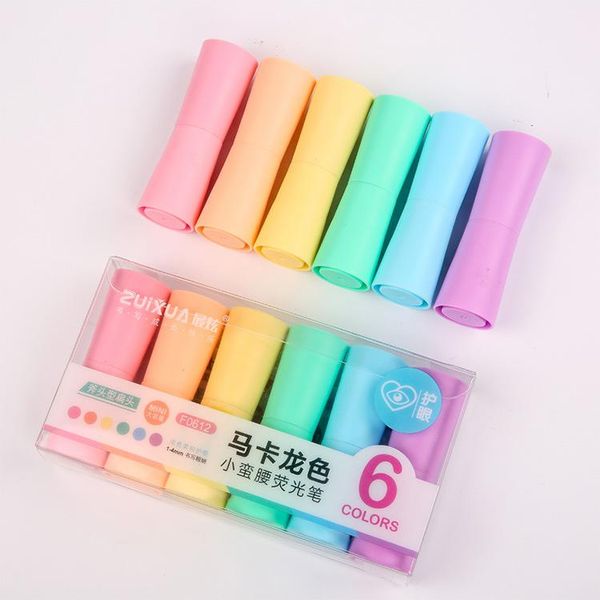 highlighters 6pcs macaron series highlighter pencil highlight marker color drawing spot liner stationery office school supplies, Black;red
highlighters 6pcs macaron series highlighter pencil highlight marker color drawing spot liner stationery office school supplies, Black;red