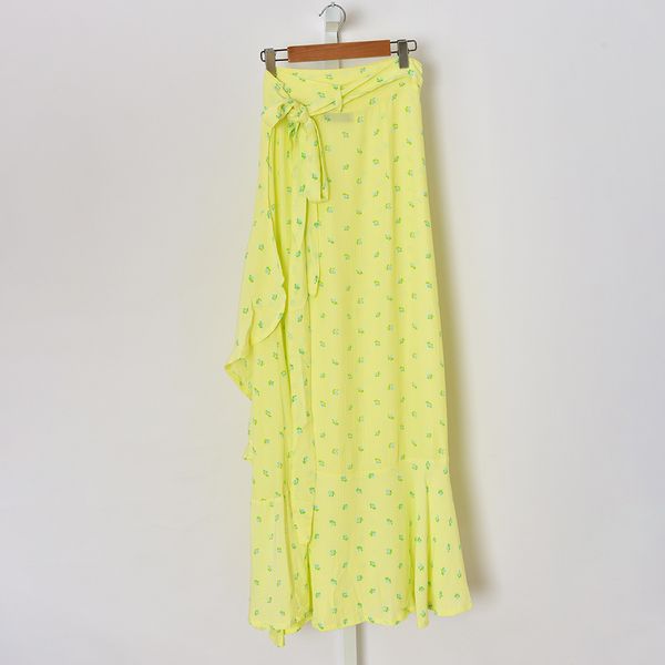 skirts women yellow irregular midi skirts ruffles lace-up floral printed prairie chic female skirt, Black
skirts women yellow irregular midi skirts ruffles lace-up floral printed prairie chic female skirt, Black