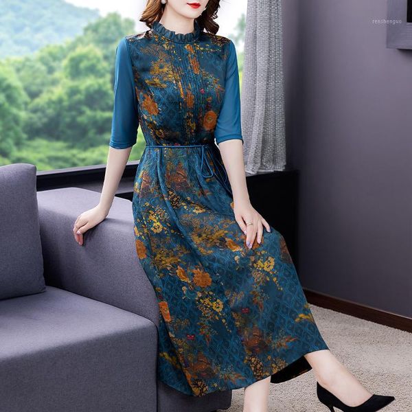 casual dresses 2021 vintage real silk elegant blue floral midi dress summer print 4xl plus size long women bodycon party vestidos, Black;gray
casual dresses 2021 vintage real silk elegant blue floral midi dress summer print 4xl plus size long women bodycon party vestidos, Black;gray