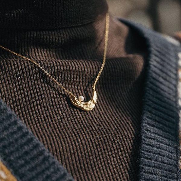 chains the moon pearl necklace female ins savi contracted cold wind restoring ancient ways with crescent collarbone chain short neck, Silver
chains the moon pearl necklace female ins savi contracted cold wind restoring ancient ways with crescent collarbone chain short neck, Silver