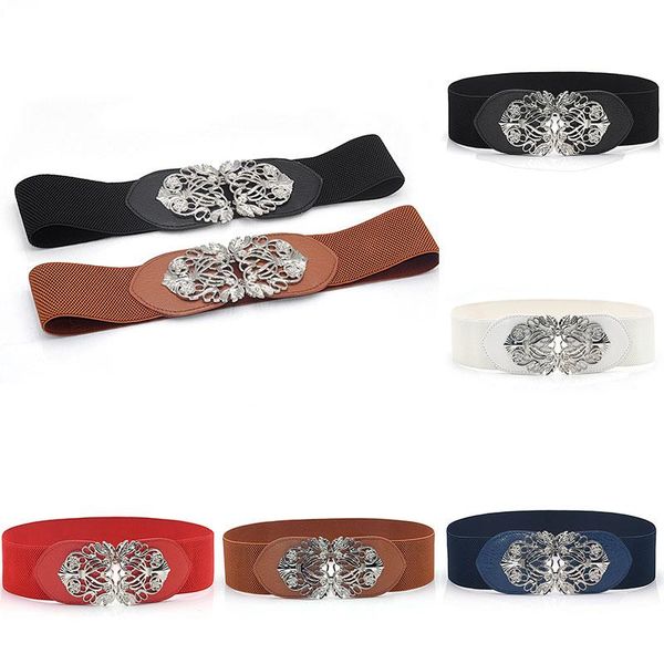 belts fashion pure color decorative waistbands stretch dress waist belt women vintage wide elastic lady cummerbund corset, Black;brown 
belts fashion pure color decorative waistbands stretch dress waist belt women vintage wide elastic lady cummerbund corset, Black;brown