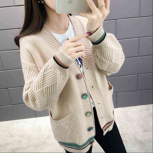women sweaters autumn winter knitted jacket loose long sleeve cardigan womens with single breasted pocket female sweater, White;black
women sweaters autumn winter knitted jacket loose long sleeve cardigan womens with single breasted pocket female sweater, White;black