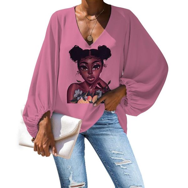 women's blouses & shirts nopersonality black magic girl loose blouse for women casual spring summer long sleeve afro lady v-neck, White
women's blouses & shirts nopersonality black magic girl loose blouse for women casual spring summer long sleeve afro lady v-neck, White