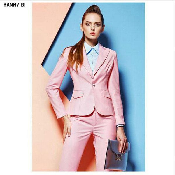 pink custom made professional formal pantsuits pant suits office ladies work wear business suits(jacket+pants) women's two piece pants, White
pink custom made professional formal pantsuits pant suits office ladies work wear business suits(jacket+pants) women's two piece pants, White