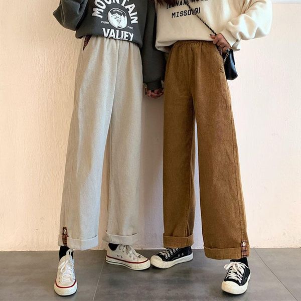 autumn and winter 2021 korean high waisted corduroy loose thin thickened warm straight tube wide leg pants women's & capris, Black;white
autumn and winter 2021 korean high waisted corduroy loose thin thickened warm straight tube wide leg pants women's & capris, Black;white