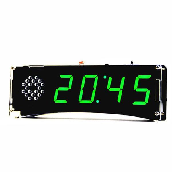 timers 51 single-chip microcomputer light-control diy led digital display electronic clock making kit with voice function
timers 51 single-chip microcomputer light-control diy led digital display electronic clock making kit with voice function