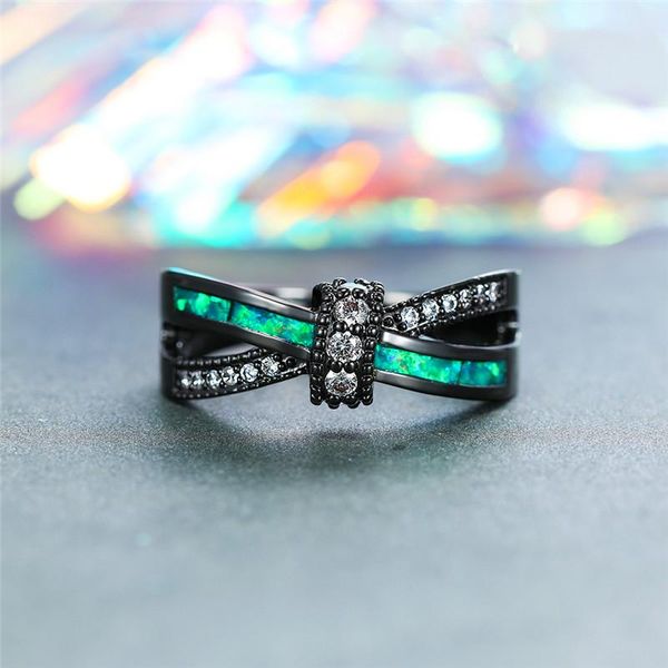 cluster rings cute female crystal zircon stone ring vintage black gold cross wedding for women promise green fire opal engagement, Golden;silver
cluster rings cute female crystal zircon stone ring vintage black gold cross wedding for women promise green fire opal engagement, Golden;silver