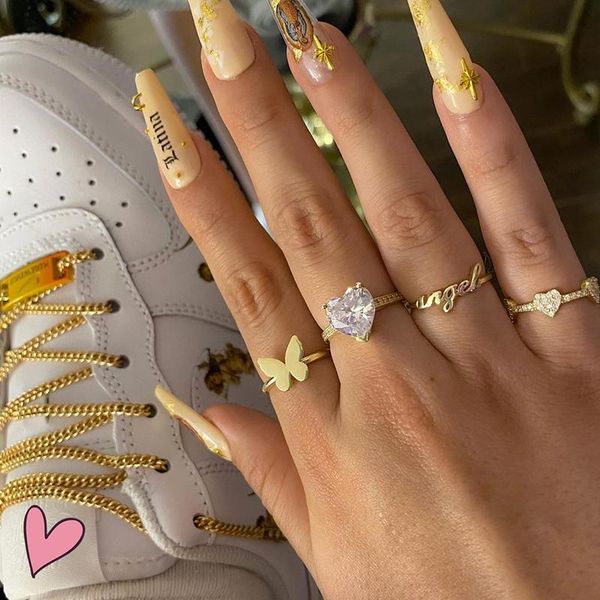 cluster rings trend luxury classic female crystal love heart for women stainless steel couple bijoux fashion wedding femme gift jewelry, Golden;silver
cluster rings trend luxury classic female crystal love heart for women stainless steel couple bijoux fashion wedding femme gift jewelry, Golden;silver