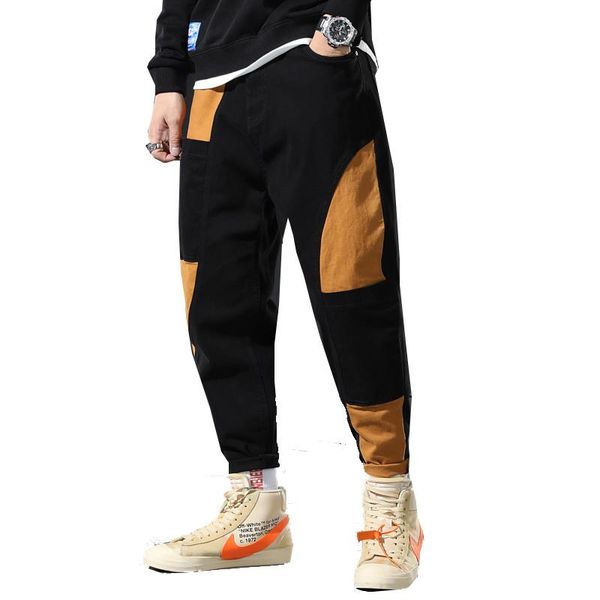 men's pants patchwork cotton military cargo men casual multi pockets tactical trousers male jogger hip hop sweatpants streetwear, Black
men's pants patchwork cotton military cargo men casual multi pockets tactical trousers male jogger hip hop sweatpants streetwear, Black