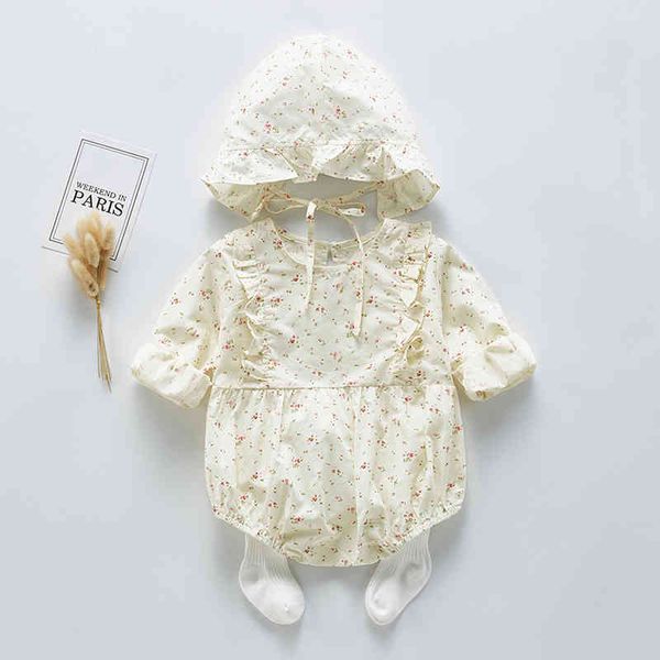 girls romper baby clothes spring autumn long sleeve floral girl rompers and hat jumpsuit 210521, Blue
girls romper baby clothes spring autumn long sleeve floral girl rompers and hat jumpsuit 210521, Blue
