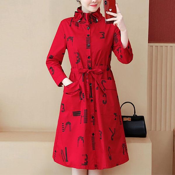 women's wool & blends wywan autumn high collar fashion women letter pattern print loose long coats female half sleeve red black trench
women's wool & blends wywan autumn high collar fashion women letter pattern print loose long coats female half sleeve red black trench
