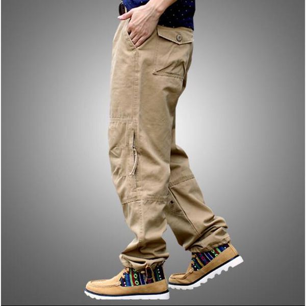 men's pants casual overalls loose cargo man bottoms trousers big size hip hop men trousers yg9f, Black
men's pants casual overalls loose cargo man bottoms trousers big size hip hop men trousers yg9f, Black