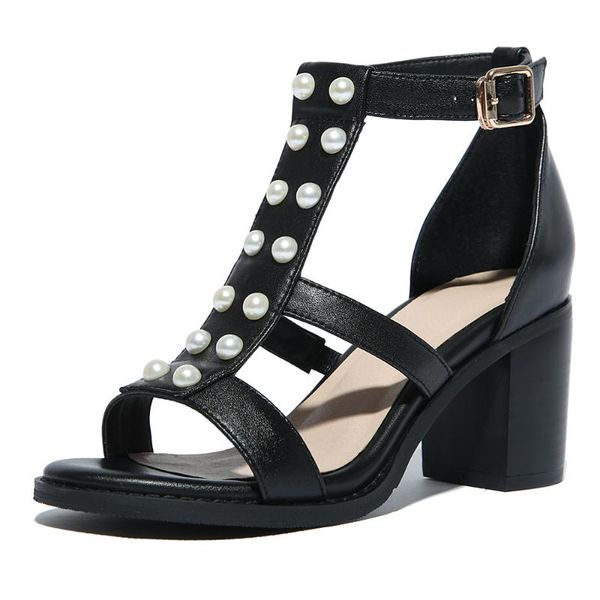fashion summer pearl roman sndals casual black genuine leather pumps sapatos femininos women gladiator footwear shoes gs603-7 dress
fashion summer pearl roman sndals casual black genuine leather pumps sapatos femininos women gladiator footwear shoes gs603-7 dress