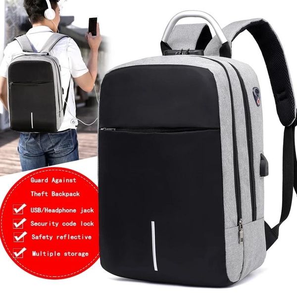 backpack men multifunction anti theft 15.6" inch lapusb charging backpacks waterproof schoolbag business travel bags
backpack men multifunction anti theft 15.6" inch lapusb charging backpacks waterproof schoolbag business travel bags