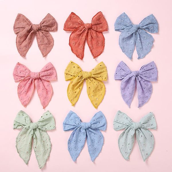 4.8" baby embroider lace hair bow with clips,born curled edge nylon bands for girls hairpins toddler barrettes accessories, Slivery;white
4.8" baby embroider lace hair bow with clips,born curled edge nylon bands for girls hairpins toddler barrettes accessories, Slivery;white