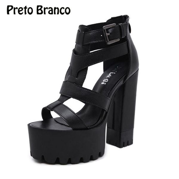 dress shoes preto branco fashion hate sky high platform heel nightclub hollow women's sandals, Black
dress shoes preto branco fashion hate sky high platform heel nightclub hollow women's sandals, Black
