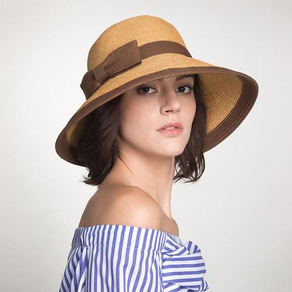 wide brim hats elegant summer protection daily use good straw hight quality hat, Blue;gray
wide brim hats elegant summer protection daily use good straw hight quality hat, Blue;gray