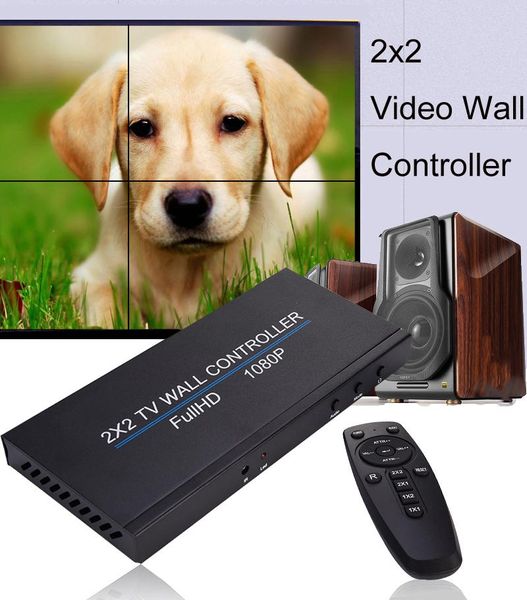 audio cables & connectors 1080p 2x2 video wall controller processor tv screen splicing for shopping mall game monitor room ktv karaoke
audio cables & connectors 1080p 2x2 video wall controller processor tv screen splicing for shopping mall game monitor room ktv karaoke