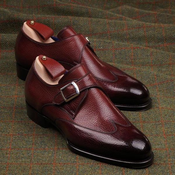 dress shoes masculino high-end vinho vermelho plutônio lichia padrão clássico fivela de moda negócios casual todos os dias sapatos monge hl3, Black
dress shoes masculino high-end vinho vermelho plutônio lichia padrão clássico fivela de moda negócios casual todos os dias sapatos monge hl3, Black