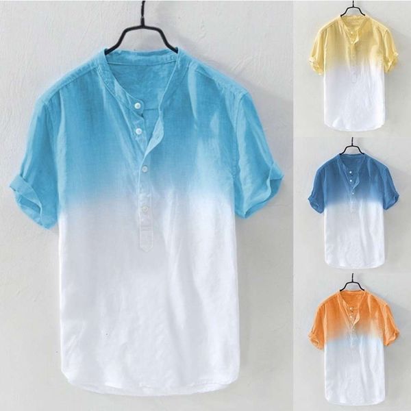 men's casual shirts shirt short sleeve men's cool thin breathable youth stand collar hanging dye gradient cotton linen 78v1 w3hk, White;black
men's casual shirts shirt short sleeve men's cool thin breathable youth stand collar hanging dye gradient cotton linen 78v1 w3hk, White;black