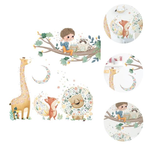 wall stickers 1 set lovely cartoon animal sticker decorative decal baby room decoration
wall stickers 1 set lovely cartoon animal sticker decorative decal baby room decoration