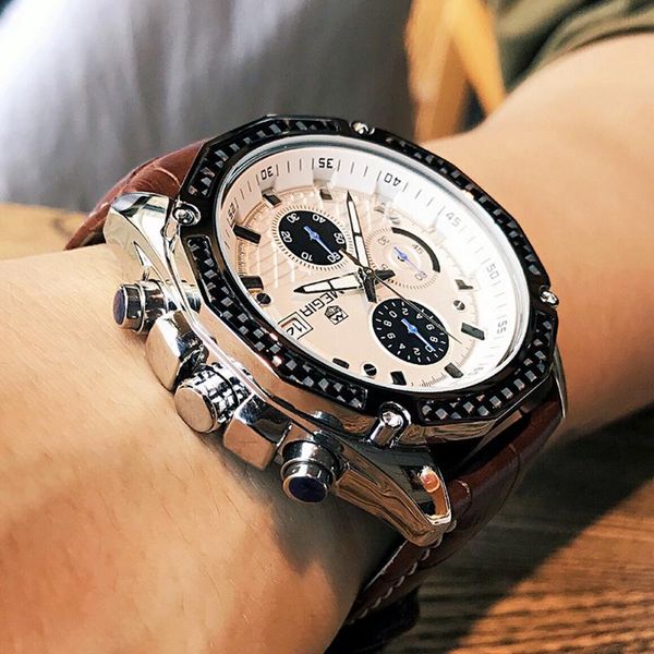 wristwatches megir men's fashion sports watches luxury brand quartz-watch satch waterproof quartz men relogio masculino, Slivery;brown
wristwatches megir men's fashion sports watches luxury brand quartz-watch satch waterproof quartz men relogio masculino, Slivery;brown