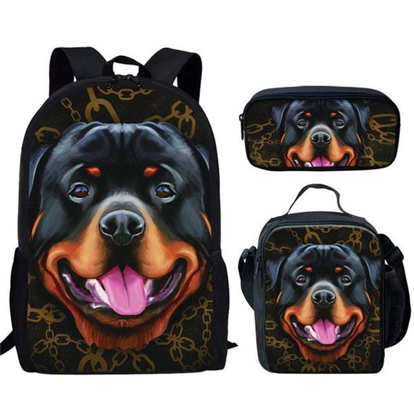 16inch kids school bags for boys girls cute rottweiler dog print bookbag student backpack children primary book bag schoolbag
16inch kids school bags for boys girls cute rottweiler dog print bookbag student backpack children primary book bag schoolbag