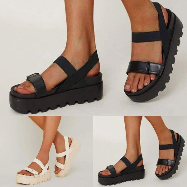 sandals summer shoes for women fashion large size roman with thick soles and buckles women's sandales femmes été, Black
sandals summer shoes for women fashion large size roman with thick soles and buckles women's sandales femmes été, Black