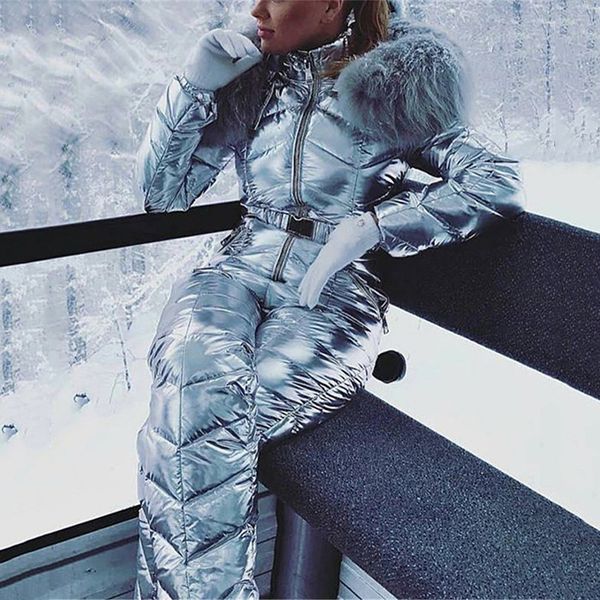 glossy winter hooded jumpsuits parka plus size padded warm sashes ski suit straight zipper one piece women casual tracksuits, Black;white
glossy winter hooded jumpsuits parka plus size padded warm sashes ski suit straight zipper one piece women casual tracksuits, Black;white