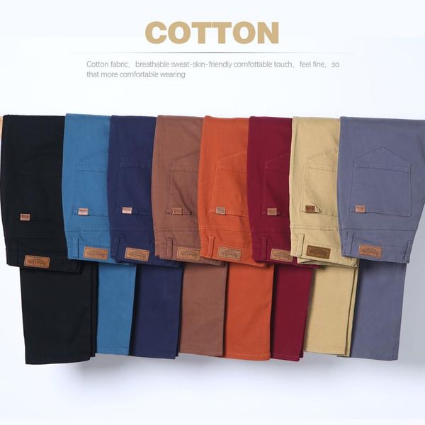 men's pants classic khaki casual 2021 business fashion slim fit cotton stretch trousers male brand clothing, Black
men's pants classic khaki casual 2021 business fashion slim fit cotton stretch trousers male brand clothing, Black