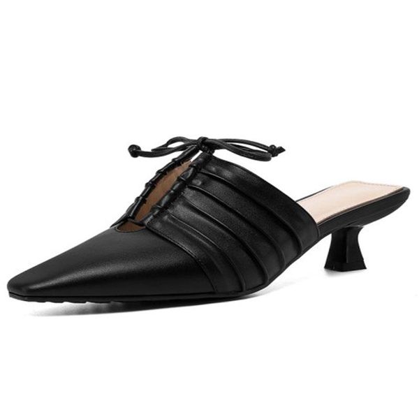 women's shoes mid-heel square toe cap strap half-slippers muller middle-aged fashion sandals and slippers, Black
women's shoes mid-heel square toe cap strap half-slippers muller middle-aged fashion sandals and slippers, Black