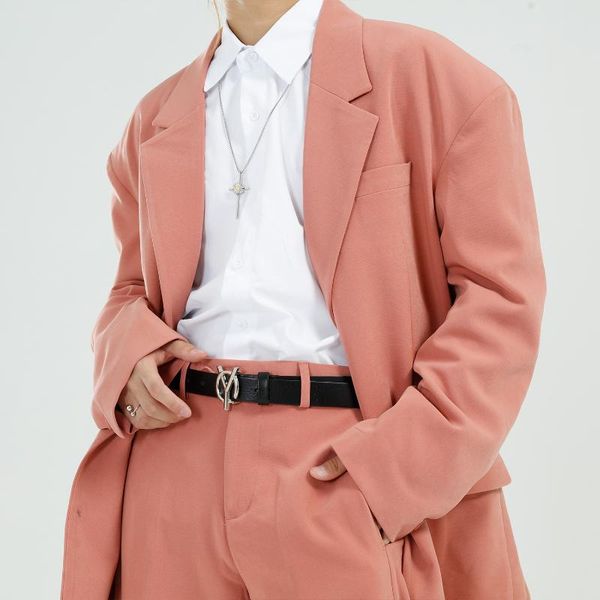 men 2 pieces suits sets jacket+pant vintage casual male streetwear hip hop loose suit blazers coat straight pant men's &, White;black
men 2 pieces suits sets jacket+pant vintage casual male streetwear hip hop loose suit blazers coat straight pant men's &, White;black