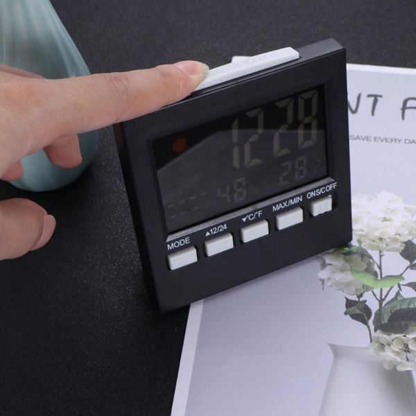 other clocks & accessories portable digital alarm clock led desk with date temperature humidity meter backlight and weather channel (black)
other clocks & accessories portable digital alarm clock led desk with date temperature humidity meter backlight and weather channel (black)