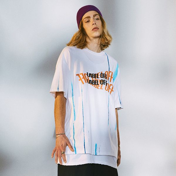wxwovdy men's 2021 summer new national fashion neutral loose version ins neutral tee men's fog short sve, White;black
wxwovdy men's 2021 summer new national fashion neutral loose version ins neutral tee men's fog short sve, White;black