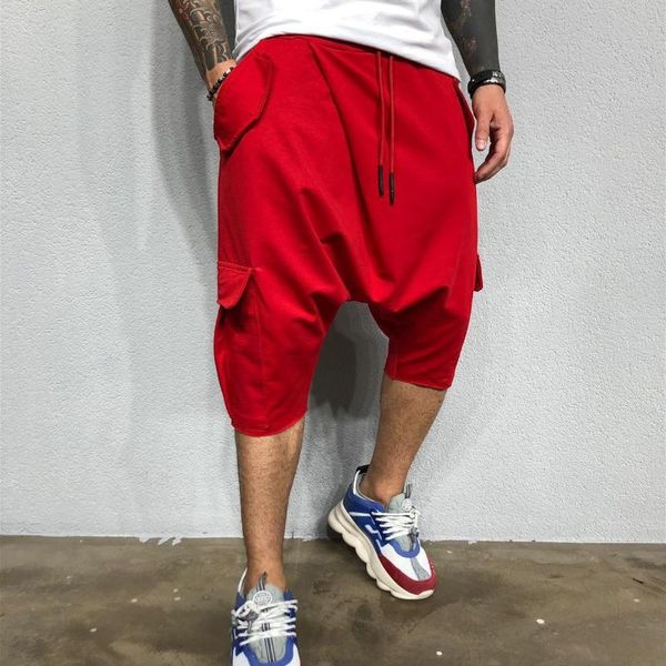 men's shorts hip hop fashion men sport cotton lightweight baggy work gym casual summer jogging harajuku cargo pants, White;black
men's shorts hip hop fashion men sport cotton lightweight baggy work gym casual summer jogging harajuku cargo pants, White;black