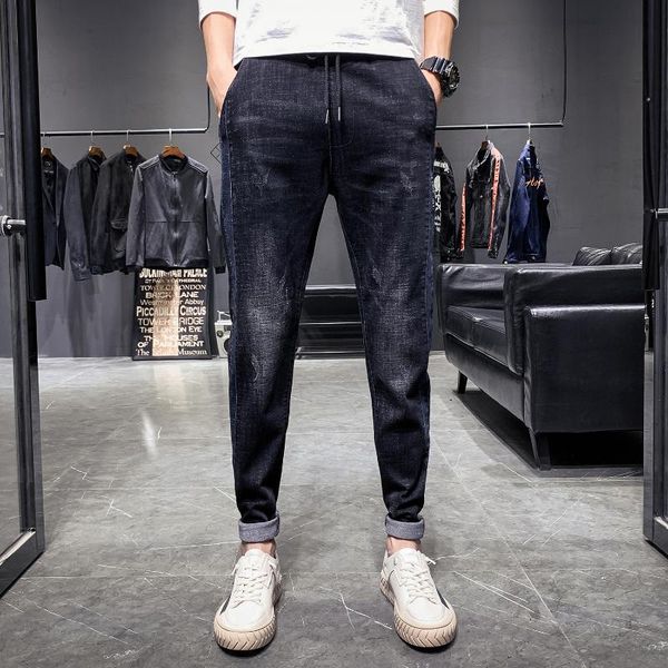 men's jeans classic men casual mid-rise straight denim long pants comfortable trousers loose fit brand menswear man's, Blue
men's jeans classic men casual mid-rise straight denim long pants comfortable trousers loose fit brand menswear man's, Blue