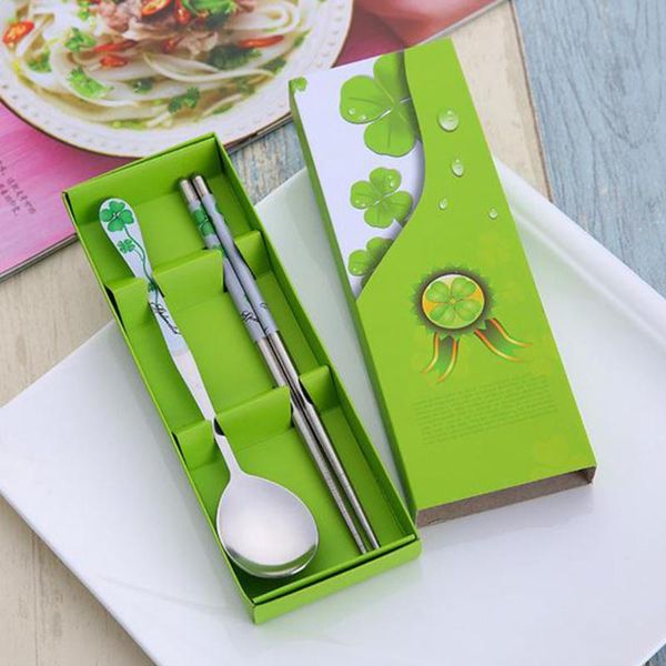 dinnerware sets korean stainless steel spoon chopsticks set green leaf picture tableware
dinnerware sets korean stainless steel spoon chopsticks set green leaf picture tableware