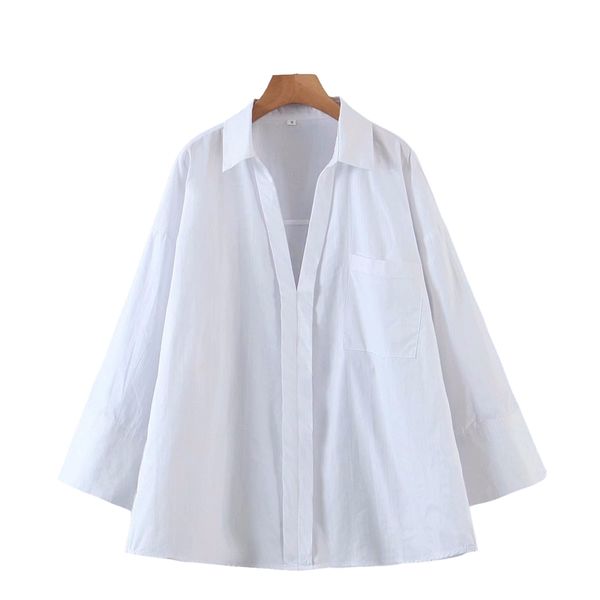 elegant women solid white shirts fashion ladies turn down collar streetwear female chic cotton loose blouses 210430
elegant women solid white shirts fashion ladies turn down collar streetwear female chic cotton loose blouses 210430