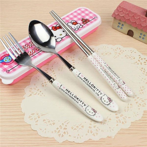 dinnerware sets 3pcs/set cute cat kitchen supplies spoon chopsticks set accesorios utensil flatware and fork for kids children
dinnerware sets 3pcs/set cute cat kitchen supplies spoon chopsticks set accesorios utensil flatware and fork for kids children