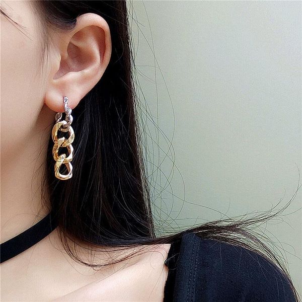 hoop & huggie ins style simple drop twisted circle chains link earrings statement color-block hoops steampunk femme jewelry 2021, Golden;silver
hoop & huggie ins style simple drop twisted circle chains link earrings statement color-block hoops steampunk femme jewelry 2021, Golden;silver