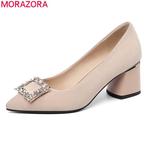 dress shoes morazora big size 34-45 2021 simple women pumps sheepskin ladies solid color summer shallow woman, Black
dress shoes morazora big size 34-45 2021 simple women pumps sheepskin ladies solid color summer shallow woman, Black