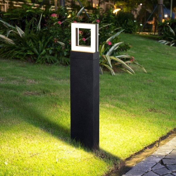 ( product in 2021) modern led outdoor waterproof lawn lamp garden lighting floor light personality park lamps
