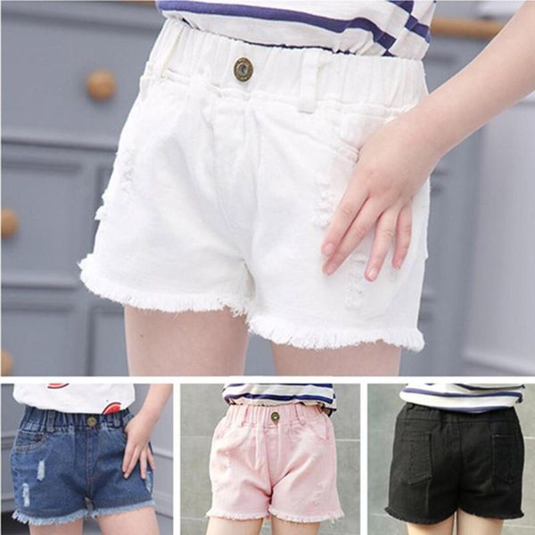 girls jeans shorts children clothes baby girl white pink solid ripped denim pants toddler korean casual pockets cotton short, Black
girls jeans shorts children clothes baby girl white pink solid ripped denim pants toddler korean casual pockets cotton short, Black