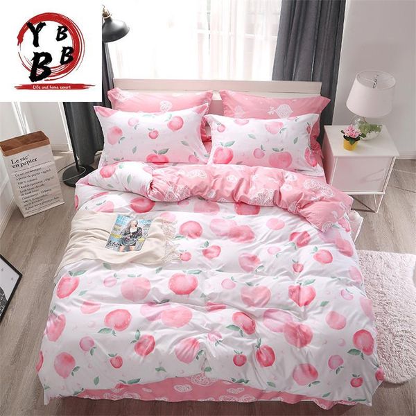 bedding sets princess fruit peach duvet cover set bed sheet pillowcase pink twin full king size bedclothes home textiles
bedding sets princess fruit peach duvet cover set bed sheet pillowcase pink twin full king size bedclothes home textiles