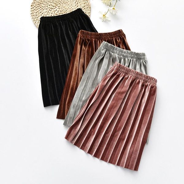 skirts children's clothing girls spring skirt gold velvet pleated korean version of the girl, Blue
skirts children's clothing girls spring skirt gold velvet pleated korean version of the girl, Blue