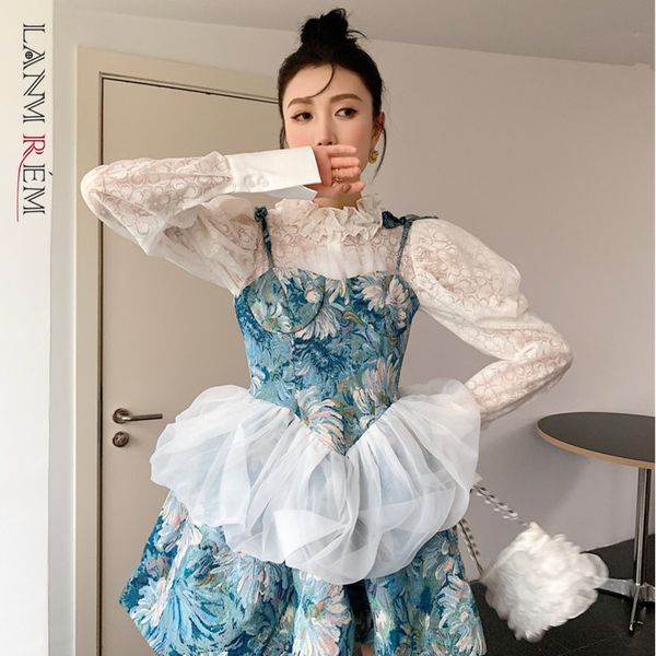 women white shirt bubble sweet long sleeve lace temperament fashion tide summer arrivals 2h723 210507
women white shirt bubble sweet long sleeve lace temperament fashion tide summer arrivals 2h723 210507