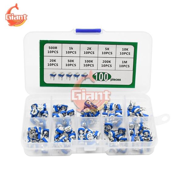 smart home control 100pcs/box rm065 potentiometer assortment kit 10 values variable resistors 500r-1m ohm electronic diy trimming
smart home control 100pcs/box rm065 potentiometer assortment kit 10 values variable resistors 500r-1m ohm electronic diy trimming